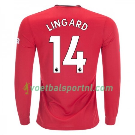 Manchester United Jesse Lingard 14 Thuis Shirt 2019-20 L/S Manchester United Jesse Lingard 14 Thuis Shirt 2019-20 L/S